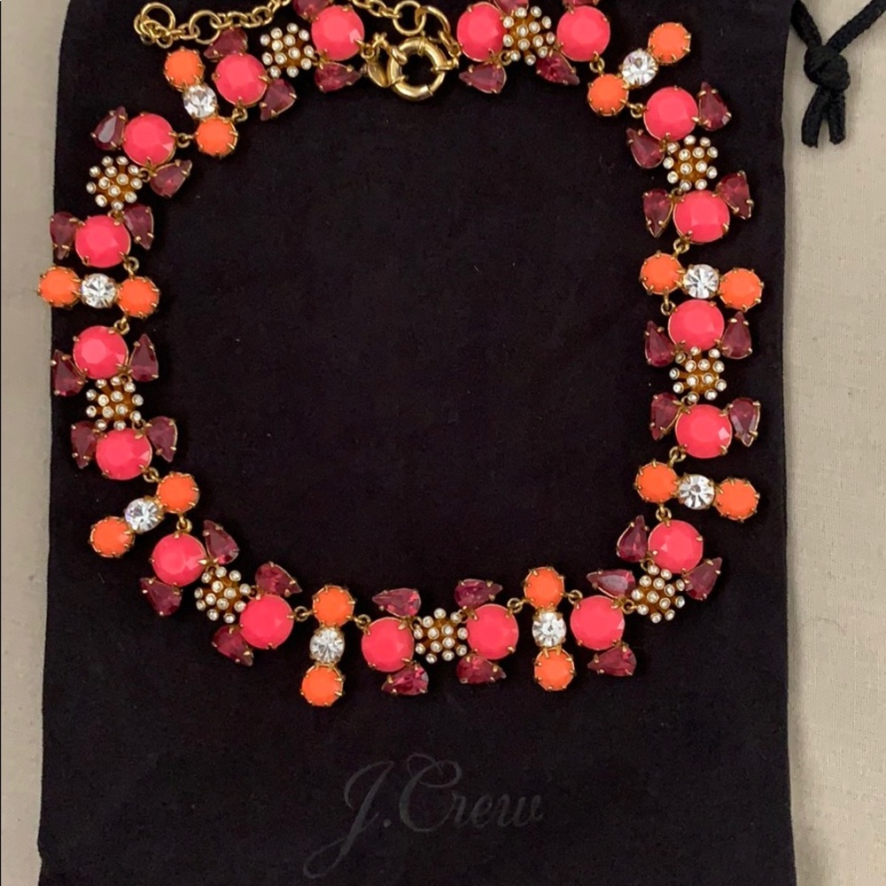 J. Crew Stone Cluster Necklace